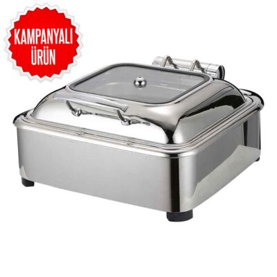 Chafing Dish Hidrolik Kapak 6 L 2/3 Gömme (CDH-6G) - 1