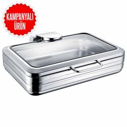 Chafing Dish Lüks 1/1 9L (CDL-9L) - 1