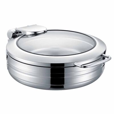 Chafing Dish Lux 2/3 Yuvarlak 6L (CYL-6Y) - 1