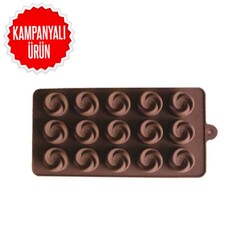 EPİNOX PASTRY MARKA - Çikolata Kalıbı - Silikon - Gül (GL-21)