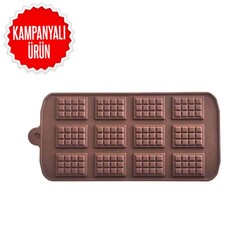 EPİNOX PASTRY MARKA - Çikolata Kalıbı - Silikon - Mini Tablet (MNT-12)
