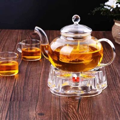 Glass Teapot 400 Ml - Glass Strainer (Cd-400C) - 3