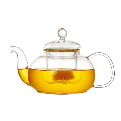 Glass Teapot 600 Ml - Glass Strainer (Cd-600C) - 1