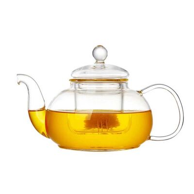 Glass Teapot 800 Ml - Glass Strainer (Cd-800C) - 1