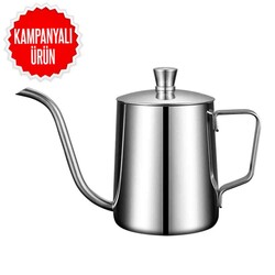 EPİNOX COFFEE TOOLS MARKA - Mini Kettle 600 Ml Çelik Kapaklı (CKM-60)