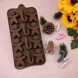 Silicone Chocolate Mold - Cookie Man (SCK-76) - 5