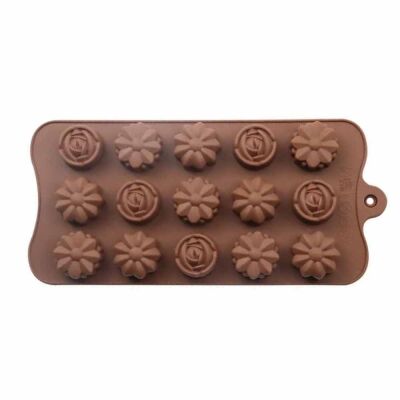 Silicone Chocolate Mold - Mixed Cookies (SCK-32) - 1