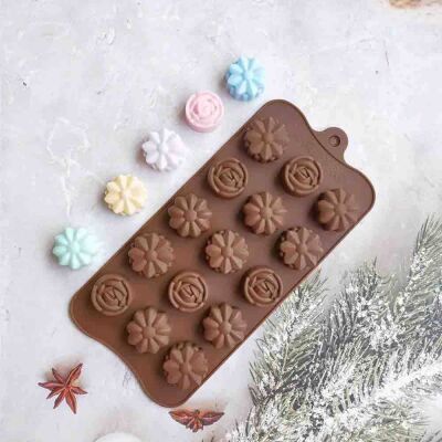 Silicone Chocolate Mold - Mixed Cookies (SCK-32) - 3