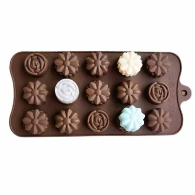 Silicone Chocolate Mold - Mixed Cookies (SCK-32) - 2