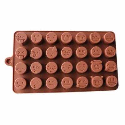 Silicone Chocolate Mold - Mixed Emoji (SCK-43) - 1