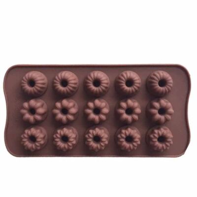 Silicone Chocolate Mold - Mixed Flowers (SCK-10) - 1