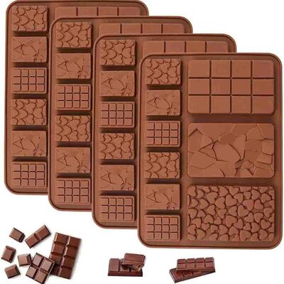 Silicone Chocolate Mold - Mixed Tablet (SCK-87) - 3