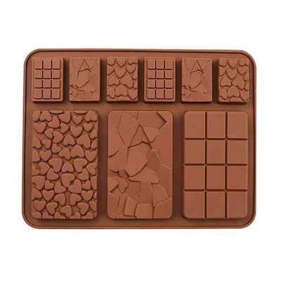 Silicone Chocolate Mold - Mixed Tablet (SCK-87) - 2