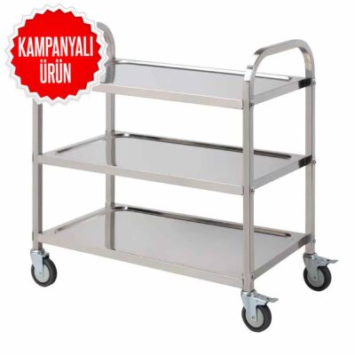 Stainless Steel Service Cart (Cas-02) - 1