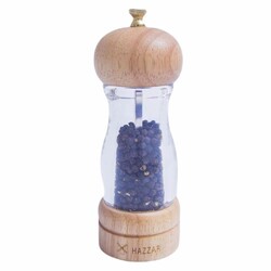 Wooden&Acrylic Salt/Pepper Grinder Ceramic Mechanism 16Cm (Dsaa-160) - 2